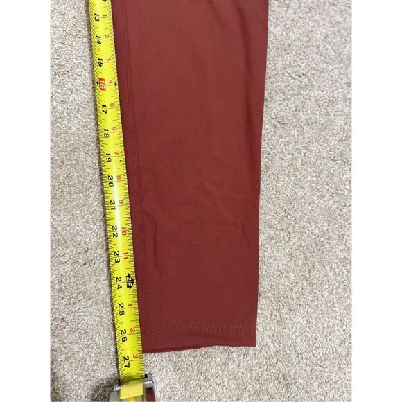 Lululemon Pants Women Sz 2 High Rise 7/8 Slim Fit Stretch Pockets Ancient Copper - Picture 8 of 8